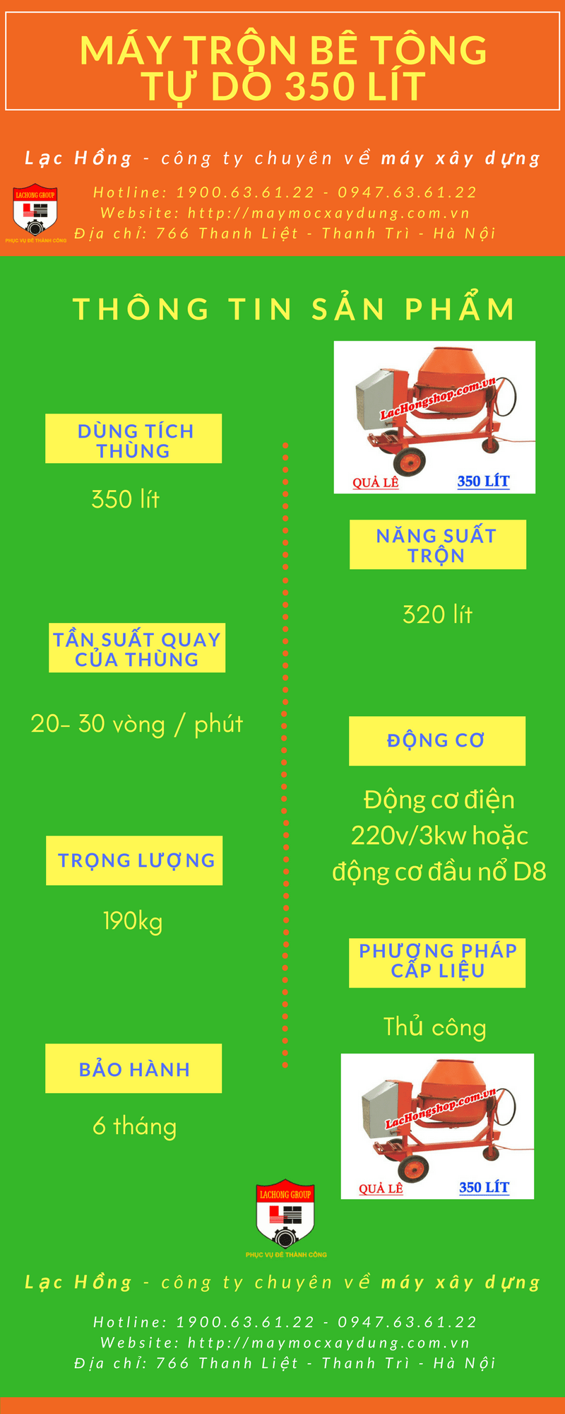 may tron be tong qua le 350l