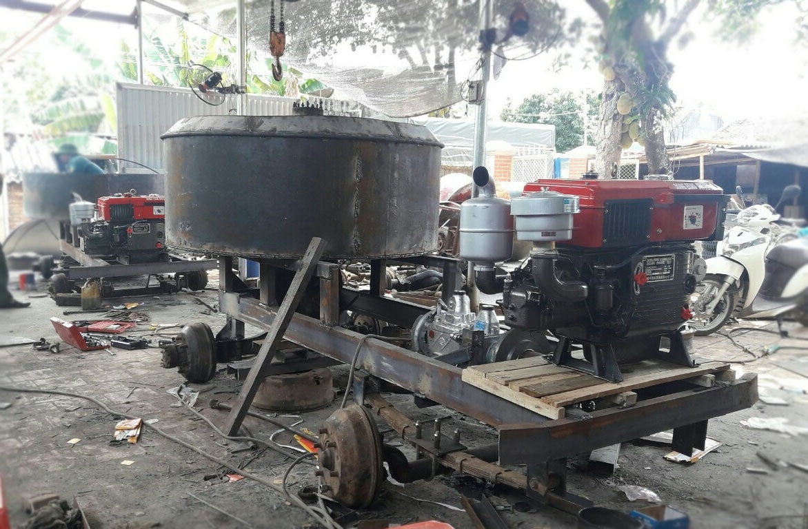 m&aacute;y trộn b&ecirc; t&ocirc;ng tự chế