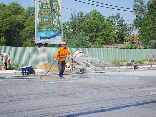 y&ecirc;u cầu về nước trộn b&ecirc; t&ocirc;ng