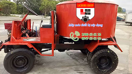 M&aacute;y trộn b&ecirc; t&ocirc;ng tự h&agrave;nh 9 bao xi măng lốp mới 100%, may-tron-be-tong-tu-hanh-lop-moi-100%