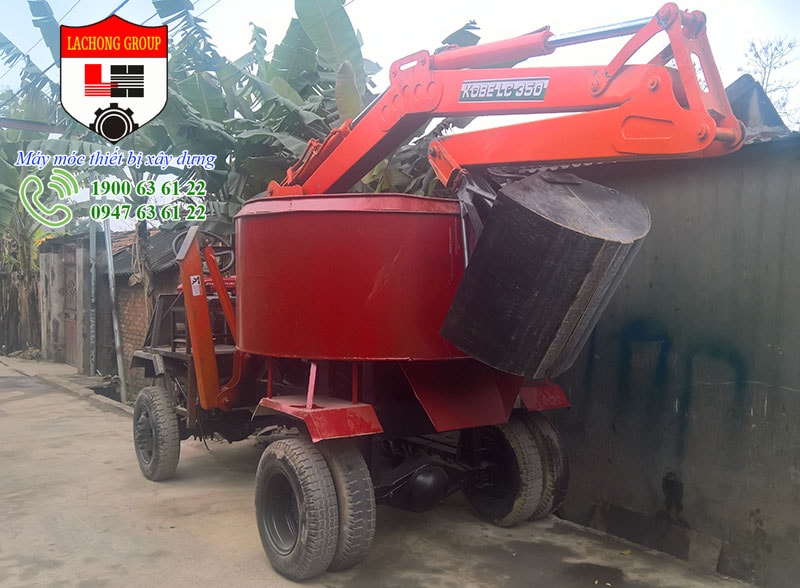 m&aacute;y trộn b&ecirc; t&ocirc;ng tự nạp liệu