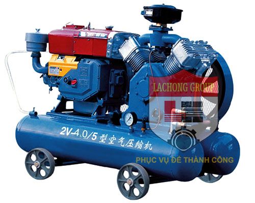Máy nén khí chạy diesel W-1.8/5  Đầu nổ D15
